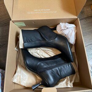 Madewell Womens The Justine Ankle Boot US 6 M Black Leather